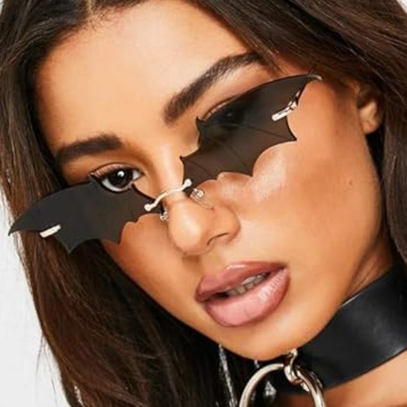 Black Bat party sunglasses main image 7